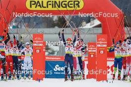 27.01.2023, Seefeld, Austria (AUT): Annika Sieff (ITA), Nathalie Armbruster (GER), (l-r)  - FIS world cup nordic combined women, individual gundersen HS109/5km, Seefeld (AUT). www.nordicfocus.com. © Volk/NordicFocus. Every downloaded picture is fee-liable.