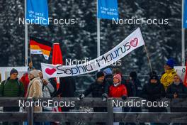 28.01.2023, Seefeld, Austria (AUT): Banner for Sophia Maurus (GER) - FIS world cup nordic combined women, individual gundersen HS109/5km, Seefeld (AUT). www.nordicfocus.com. © Volk/NordicFocus. Every downloaded picture is fee-liable.