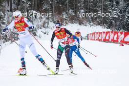28.01.2023, Seefeld, Austria (AUT): Marte Leinan Lund (NOR), Daniela Dejori (ITA), (l-r)  - FIS world cup nordic combined women, individual gundersen HS109/5km, Seefeld (AUT). www.nordicfocus.com. © Volk/NordicFocus. Every downloaded picture is fee-liable.