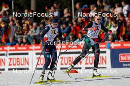 11.02.2023, Schonach, Germany (GER): Sophia Maurus (GER), Daniela Dejori (ITA), (l-r)  - FIS world cup nordic combined women, individual gundersen HS100/5km, Schonach (GER). www.nordicfocus.com. © Volk/NordicFocus. Every downloaded picture is fee-liable.
