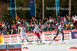 11.02.2023, Schonach, Germany (GER): Mari Leinan Lund (NOR), Haruka Kasai (JPN), Annika Sieff (ITA), (l-r)  - FIS world cup nordic combined women, individual gundersen HS100/5km, Schonach (GER). www.nordicfocus.com. © Volk/NordicFocus. Every downloaded picture is fee-liable.