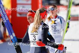 11.02.2023, Schonach, Germany (GER): Cindy Haasch (GER), Jenny Nowak (GER), (l-r)  - FIS world cup nordic combined women, individual gundersen HS100/5km, Schonach (GER). www.nordicfocus.com. © Volk/NordicFocus. Every downloaded picture is fee-liable.