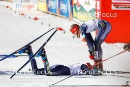 11.02.2023, Schonach, Germany (GER): Maria Gerboth (GER), Cindy Haasch (GER), (l-r)  - FIS world cup nordic combined women, individual gundersen HS100/5km, Schonach (GER). www.nordicfocus.com. © Volk/NordicFocus. Every downloaded picture is fee-liable.