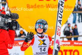 12.02.2023, Schonach, Germany (GER): Annalena Slamik (AUT) - FIS world cup nordic combined women, individual gundersen HS100/5km, Schonach (GER). www.nordicfocus.com. © Volk/NordicFocus. Every downloaded picture is fee-liable.