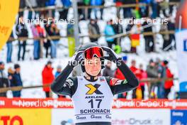 12.02.2023, Schonach, Germany (GER): Lena Brocard (FRA) - FIS world cup nordic combined women, individual gundersen HS100/5km, Schonach (GER). www.nordicfocus.com. © Volk/NordicFocus. Every downloaded picture is fee-liable.