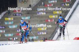11.03.2022, Oslo, Norway (NOR): Veronica Gianmoena (ITA), Daniela Dejori (ITA), (l-r)  - FIS world cup nordic combined women, individual gundersen HS106/5km, Oslo (NOR). www.nordicfocus.com. © Thibaut/NordicFocus. Every downloaded picture is fee-liable.