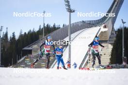 11.03.2022, Oslo, Norway (NOR): Veronica Gianmoena (ITA), Annika Malacinski (USA), Daniela Dejori (ITA), (l-r)  - FIS world cup nordic combined women, individual gundersen HS106/5km, Oslo (NOR). www.nordicfocus.com. © Thibaut/NordicFocus. Every downloaded picture is fee-liable.