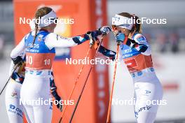 11.03.2022, Oslo, Norway (NOR): Marte Leinan Lund (NOR), Ida Marie Hagen (NOR), (l-r)  - FIS world cup nordic combined women, individual gundersen HS106/5km, Oslo (NOR). www.nordicfocus.com. © Thibaut/NordicFocus. Every downloaded picture is fee-liable.