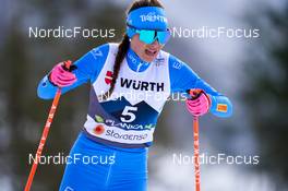 24.02.2023, Planica, Slovenia (SLO): Annika Sieff (ITA) - FIS nordic world ski championships nordic combined women, individual gundersen HS100/5km, Planica (SLO). www.nordicfocus.com. © Thibaut/NordicFocus. Every downloaded picture is fee-liable.