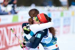 24.02.2023, Planica, Slovenia (SLO): Gyda Westvold Hansen (NOR), Nathalie Armbruster (GER), (l-r)  - FIS nordic world ski championships nordic combined women, individual gundersen HS100/5km, Planica (SLO). www.nordicfocus.com. © Thibaut/NordicFocus. Every downloaded picture is fee-liable.
