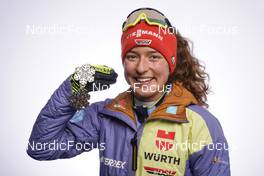 24.02.2023, Planica, Slovenia (SLO): Nathalie Armbruster (GER) - FIS nordic world ski championships nordic combined women, medals, Planica (SLO). www.nordicfocus.com. © Thibaut/NordicFocus. Every downloaded picture is fee-liable.