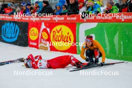 15.12.2023, Ramsau, Austria (AUT): Claudia Purker (AUT), Maria Gerboth (GER), (l-r)  - FIS world cup nordic combined women, individual gundersen HS98/5km, Ramsau (AUT). www.nordicfocus.com. © Volk/NordicFocus. Every downloaded picture is fee-liable.