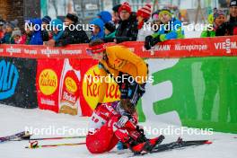 15.12.2023, Ramsau, Austria (AUT): Claudia Purker (AUT), Maria Gerboth (GER), (l-r)  - FIS world cup nordic combined women, individual gundersen HS98/5km, Ramsau (AUT). www.nordicfocus.com. © Volk/NordicFocus. Every downloaded picture is fee-liable.