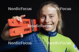 07.12.2023, Oestersund, Sweden (SWE): Anja Mandeljc (SLO) - FIS world cup cross-country, photoshooting, Oestersund (SWE). www.nordicfocus.com. © Modica/NordicFocus. Every downloaded picture is fee-liable.