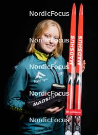 07.12.2023, Oestersund, Sweden (SWE): Emily Champion (AUS) - FIS world cup cross-country, photoshooting, Oestersund (SWE). www.nordicfocus.com. © Modica/NordicFocus. Every downloaded picture is fee-liable.