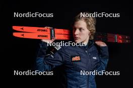 07.12.2023, Oestersund, Sweden (SWE): Miro Karppanen (FIN) - FIS world cup cross-country, photoshooting, Oestersund (SWE). www.nordicfocus.com. © Modica/NordicFocus. Every downloaded picture is fee-liable.