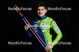 07.12.2023, Oestersund, Sweden (SWE): Anze Gros (SLO) - FIS world cup cross-country, photoshooting, Oestersund (SWE). www.nordicfocus.com. © Modica/NordicFocus. Every downloaded picture is fee-liable.