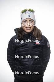 07.12.2023, Oestersund, Sweden (SWE): Rosie Brennan (USA) - FIS world cup cross-country, photoshooting, Oestersund (SWE). www.nordicfocus.com. © Modica/NordicFocus. Every downloaded picture is fee-liable.