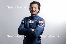 07.12.2023, Oestersund, Sweden (SWE): Jc Schoonmaker (USA) - FIS world cup cross-country, photoshooting, Oestersund (SWE). www.nordicfocus.com. © Modica/NordicFocus. Every downloaded picture is fee-liable.