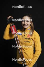 07.12.2023, Oestersund, Sweden (SWE): Katherine Sauerbrey (GER) - FIS world cup cross-country, photoshooting, Oestersund (SWE). www.nordicfocus.com. © Modica/NordicFocus. Every downloaded picture is fee-liable.