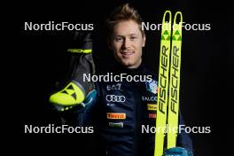 07.12.2023, Oestersund, Sweden (SWE): Davide Graz (ITA) - FIS world cup cross-country, photoshooting, Oestersund (SWE). www.nordicfocus.com. © Modica/NordicFocus. Every downloaded picture is fee-liable.