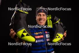 27.11.2023, Oestersund, Sweden, (SWE): Quentin Fillon Maillet (FRA) - IBU World Cup Biathlon, photoshooting, Oestersund (SWE). www.nordicfocus.com. © Manzoni/NordicFocus. Every downloaded picture is fee-liable.