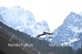 31.12.2022, Garmisch, Germany (GER): Francesco Cecon (ITA) - FIS world cup ski jumping men, four hills tournament, individual HS142, Garmisch (GER). www.nordicfocus.com. © Reichert/NordicFocus. Every downloaded picture is fee-liable.