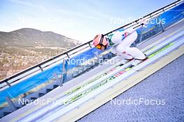 31.12.2022, Garmisch, Germany (GER): Stefan Kraft (AUT) - FIS world cup ski jumping men, four hills tournament, individual HS142, Garmisch (GER). www.nordicfocus.com. © Reichert/NordicFocus. Every downloaded picture is fee-liable.