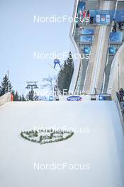 01.01.2023, Garmisch, Germany (GER): Dawid Kubacki (POL) - FIS world cup ski jumping men, four hills tournament, individual HS142, Garmisch (GER). www.nordicfocus.com. © Reichert/NordicFocus. Every downloaded picture is fee-liable.