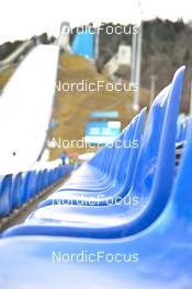 31.12.2022, Garmisch, Germany (GER): venue: empty stands, Olympiaschanze - FIS world cup ski jumping men, four hills tournament, individual HS142, Garmisch (GER). www.nordicfocus.com. © Reichert/NordicFocus. Every downloaded picture is fee-liable.