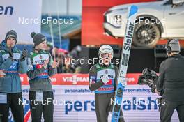 01.01.2023, Garmisch, Germany (GER): Anze Lanisek (SLO) - FIS world cup ski jumping men, four hills tournament, individual HS142, Garmisch (GER). www.nordicfocus.com. © Reichert/NordicFocus. Every downloaded picture is fee-liable.