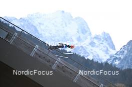31.12.2022, Garmisch, Germany (GER): David Siegel (GER) - FIS world cup ski jumping men, four hills tournament, individual HS142, Garmisch (GER). www.nordicfocus.com. © Reichert/NordicFocus. Every downloaded picture is fee-liable.