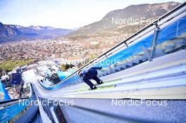 31.12.2022, Garmisch, Germany (GER): Pius Paschke (GER) - FIS world cup ski jumping men, four hills tournament, individual HS142, Garmisch (GER). www.nordicfocus.com. © Reichert/NordicFocus. Every downloaded picture is fee-liable.