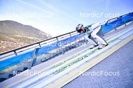 31.12.2022, Garmisch, Germany (GER): Robert Johansson (NOR) - FIS world cup ski jumping men, four hills tournament, individual HS142, Garmisch (GER). www.nordicfocus.com. © Reichert/NordicFocus. Every downloaded picture is fee-liable.