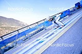 31.12.2022, Garmisch, Germany (GER): Erik Belshaw (USA) - FIS world cup ski jumping men, four hills tournament, individual HS142, Garmisch (GER). www.nordicfocus.com. © Reichert/NordicFocus. Every downloaded picture is fee-liable.