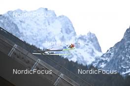 31.12.2022, Garmisch, Germany (GER): Philipp Aschenwald (AUT) - FIS world cup ski jumping men, four hills tournament, individual HS142, Garmisch (GER). www.nordicfocus.com. © Reichert/NordicFocus. Every downloaded picture is fee-liable.