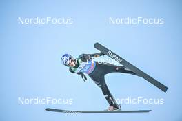 01.01.2023, Garmisch, Germany (GER): Francesco Cecon (ITA) - FIS world cup ski jumping men, four hills tournament, individual HS142, Garmisch (GER). www.nordicfocus.com. © Reichert/NordicFocus. Every downloaded picture is fee-liable.