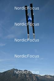 01.01.2023, Garmisch, Germany (GER): Domen Prevc (SLO) - FIS world cup ski jumping men, four hills tournament, individual HS142, Garmisch (GER). www.nordicfocus.com. © Reichert/NordicFocus. Every downloaded picture is fee-liable.
