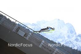 31.12.2022, Garmisch, Germany (GER): Felix Hoffmnn (GER) - FIS world cup ski jumping men, four hills tournament, individual HS142, Garmisch (GER). www.nordicfocus.com. © Reichert/NordicFocus. Every downloaded picture is fee-liable.