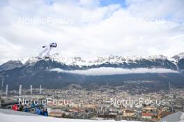 04.01.2023, Innsbruck, Austria (AUT): Pawel Wasek (POL) - FIS world cup ski jumping men, four hills tournament, individual HS130, Innsbruck (AUT). www.nordicfocus.com. © Reichert/NordicFocus. Every downloaded picture is fee-liable.