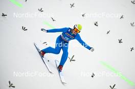 03.01.2023, Innsbruck, Austria (AUT): Danil Vassilyev (KAZ) - FIS world cup ski jumping men, four hills tournament, individual HS130, Innsbruck (AUT). www.nordicfocus.com. © Reichert/NordicFocus. Every downloaded picture is fee-liable.