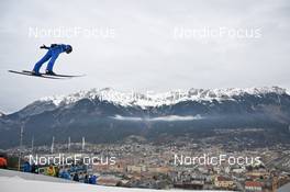 04.01.2023, Innsbruck, Austria (AUT): Stefan Hula (POL) - FIS world cup ski jumping men, four hills tournament, individual HS130, Innsbruck (AUT). www.nordicfocus.com. © Reichert/NordicFocus. Every downloaded picture is fee-liable.