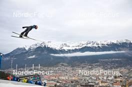04.01.2023, Innsbruck, Austria (AUT): Pius Paschke (GER) - FIS world cup ski jumping men, four hills tournament, individual HS130, Innsbruck (AUT). www.nordicfocus.com. © Reichert/NordicFocus. Every downloaded picture is fee-liable.