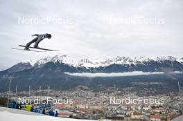 04.01.2023, Innsbruck, Austria (AUT): Alex Insam (ITA) - FIS world cup ski jumping men, four hills tournament, individual HS130, Innsbruck (AUT). www.nordicfocus.com. © Reichert/NordicFocus. Every downloaded picture is fee-liable.