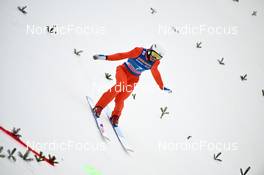 03.01.2023, Innsbruck, Austria (AUT): Sabirzhan Muminov (KAZ) - FIS world cup ski jumping men, four hills tournament, individual HS130, Innsbruck (AUT). www.nordicfocus.com. © Reichert/NordicFocus. Every downloaded picture is fee-liable.