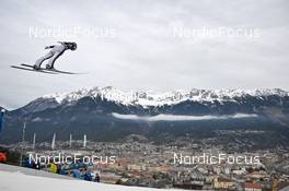 04.01.2023, Innsbruck, Austria (AUT): Anze Lanisek (SLO) - FIS world cup ski jumping men, four hills tournament, individual HS130, Innsbruck (AUT). www.nordicfocus.com. © Reichert/NordicFocus. Every downloaded picture is fee-liable.