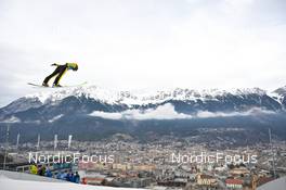 04.01.2023, Innsbruck, Austria (AUT): Ren Nikaido (JPN) - FIS world cup ski jumping men, four hills tournament, individual HS130, Innsbruck (AUT). www.nordicfocus.com. © Reichert/NordicFocus. Every downloaded picture is fee-liable.