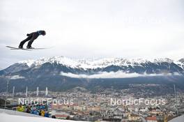 04.01.2023, Innsbruck, Austria (AUT): Constantin Schmid (GER) - FIS world cup ski jumping men, four hills tournament, individual HS130, Innsbruck (AUT). www.nordicfocus.com. © Reichert/NordicFocus. Every downloaded picture is fee-liable.
