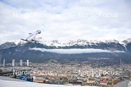04.01.2023, Innsbruck, Austria (AUT): Timi Zajc (SLO) - FIS world cup ski jumping men, four hills tournament, individual HS130, Innsbruck (AUT). www.nordicfocus.com. © Reichert/NordicFocus. Every downloaded picture is fee-liable.