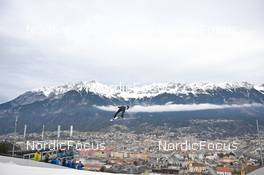 04.01.2023, Innsbruck, Austria (AUT): Muhammed Ali Bedir (TUR) - FIS world cup ski jumping men, four hills tournament, individual HS130, Innsbruck (AUT). www.nordicfocus.com. © Reichert/NordicFocus. Every downloaded picture is fee-liable.